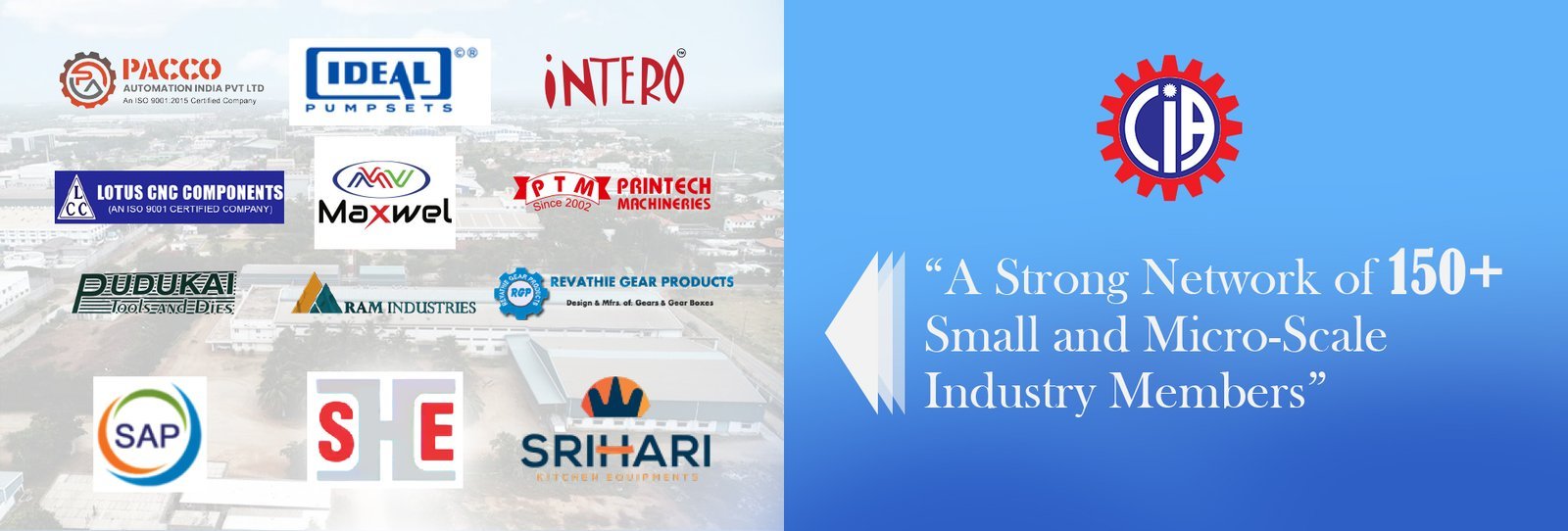 Network of 150+ Small and Micro-Scale Industries